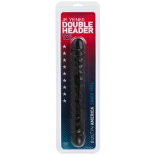Jr. Veined Double Header 12 Inches - Black Jr. Veined Double Header 12 Inches - Black