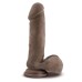 Au Naturel 8 Inch Sensa Feel Dildo - Chocolate