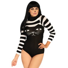Striped Cat Bodysuit - One Size Striped Cat Bodysuit - One Size