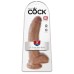 King Cock 9 Inch Cock With Balls - Tan King Cock 9 Inch Cock With Balls - Tan