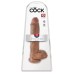 King Cock 10 Inch Cock With Balls - Tan King Cock 10 Inch Cock With Balls - Tan