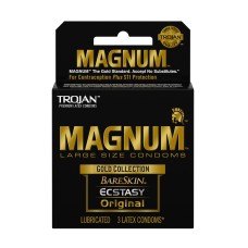 Trojan Magnum Large Size Gold Collection Condoms - 3 Pack Trojan Magnum Large Size Gold Collection Condoms - 3 Pack