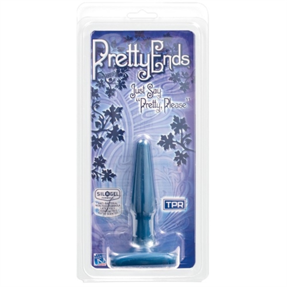 Pretty Ends Iridescent Butt Plugs - Small - Midnight Blue Pretty Ends Iridescent Butt Plugs - Small - Midnight Blue