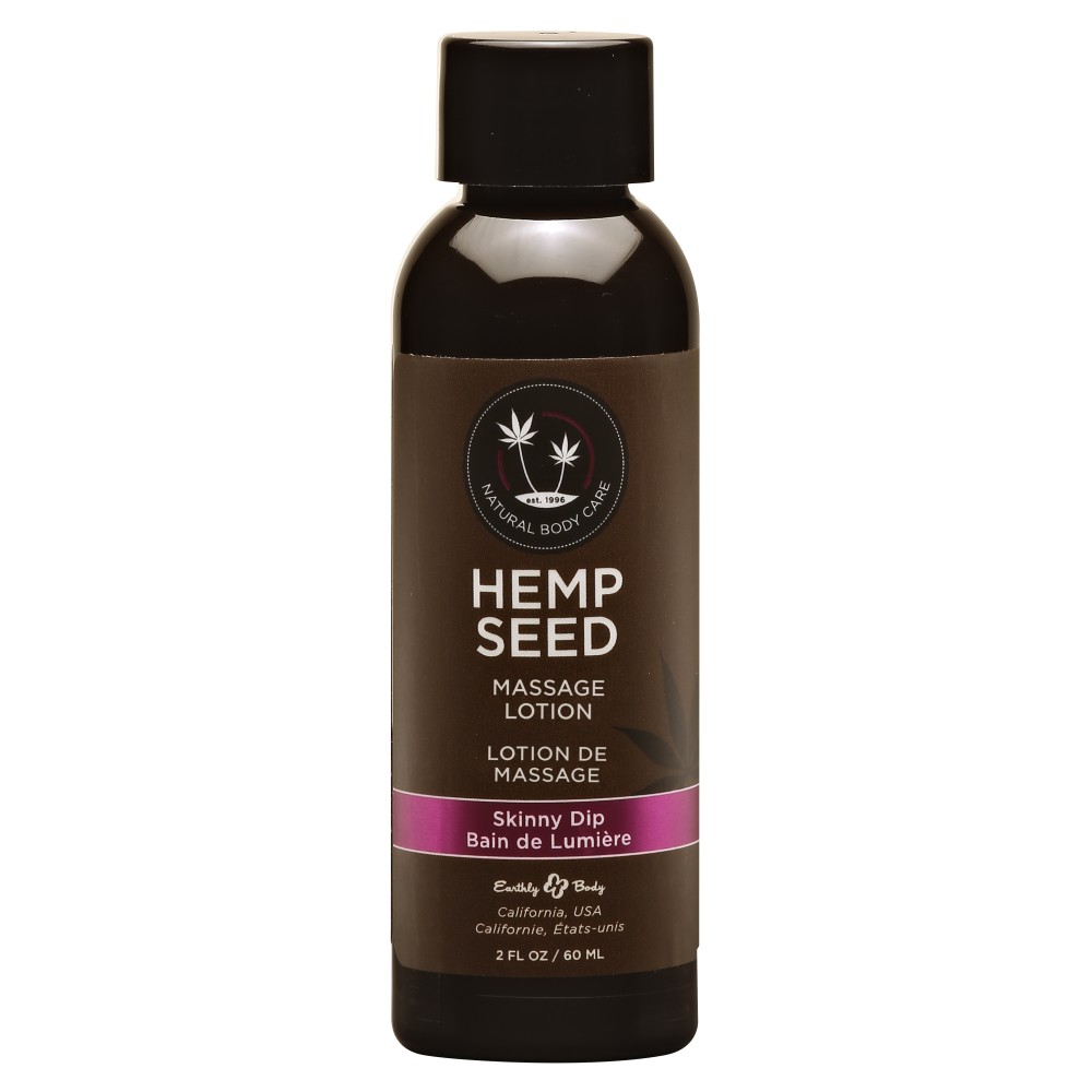Hemp Seed Massage Lotion - Skinny Dip - 2 Fl. Oz. / 60 ml