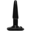 Classic Butt Plug Smooth - Small - Black