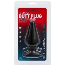 Classic Butt Plug Smooth - Large - Black Classic Butt Plug Smooth - Large - Black