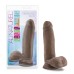 Au Naturel - 7 Inch Sensa Feel Dildo - Chocolate Au Naturel - 7 Inch Sensa Feel Dildo - Chocolate