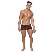 Kiss Me - Mini Short - Medium - Sheer Lips Black Kiss Me - Mini Short - Medium - Sheer Lips Black