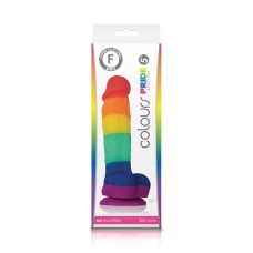 Colours Pride Edition - 5 Inch Dildo - Rainbow Colours Pride Edition - 5 Inch Dildo - Rainbow