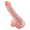 King Cock 6 Inch Cock With Balls - Light