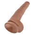 King Cock 14" Cock With Balls - Tan