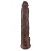 King Cock 14 Inch Cock With Balls - Brown King Cock 14 Inch Cock With Balls - Brown