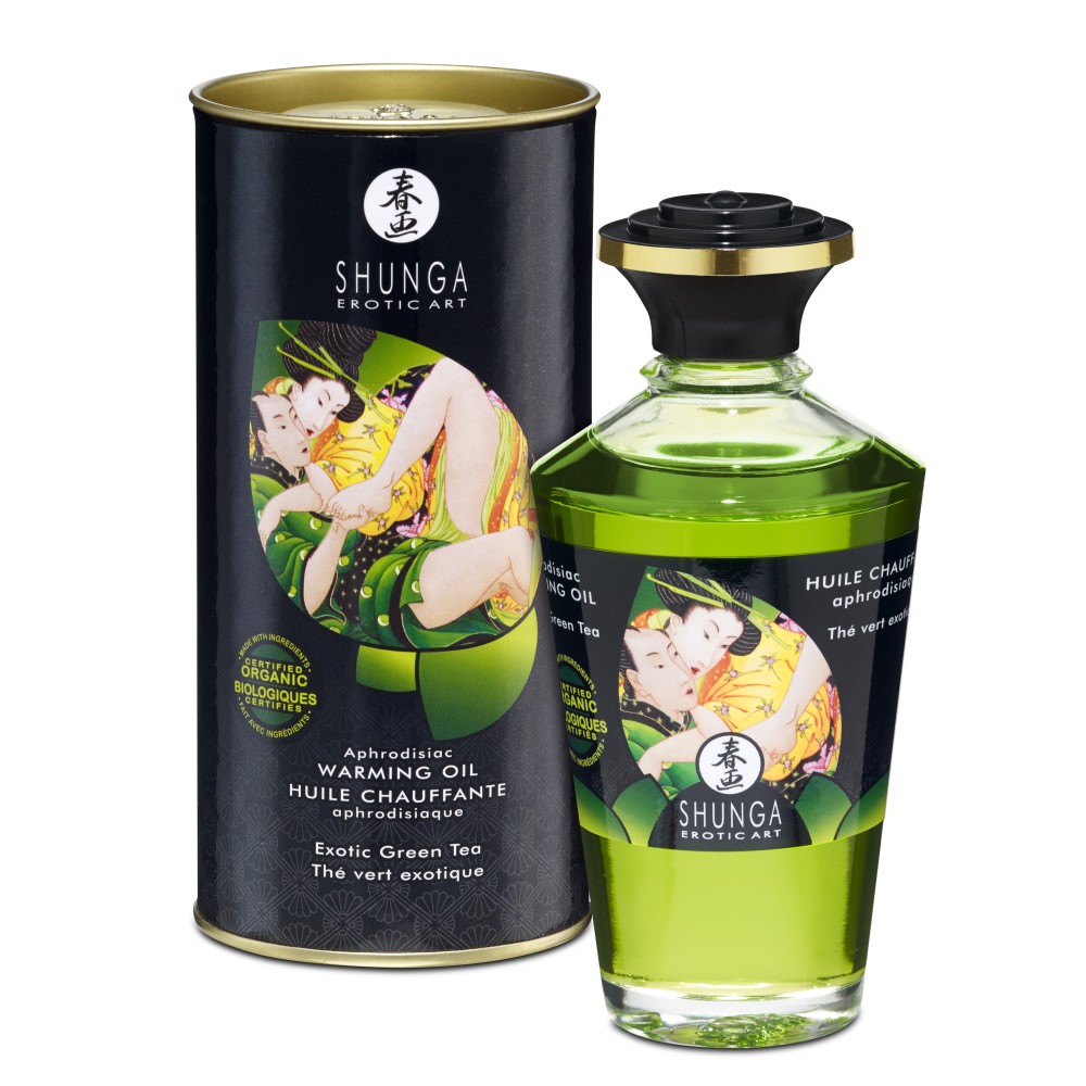 Aphrodisiac Organica Warming Oil - Exotic Green Tea