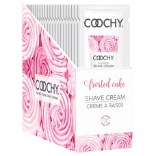 Coochy Shave Cream - Frosted Cake - 15 ml Foils 24 Count Display Coochy Shave Cream - Frosted Cake - 15 ml Foils 24 Count Display