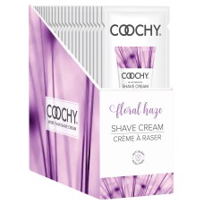 Coochy Shave Cream - Floral Haze - 15 ml Foils 24 Count Display Coochy Shave Cream - Floral Haze - 15 ml Foils 24 Count Display