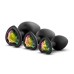 Luxe - Bling Plugs Training Kit - Black with Rainbow Gems