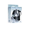 The 9's the Silver Starter Bejeweled Stainless Steel Plug - Diamond