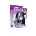 The 9's the Silver Starter Heart Bejeweled Stainless Steel Plug - Violet The 9's the Silver Starter Heart Bejeweled Stainless Steel Plug - Violet