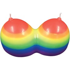 Jumbo Boobie Rainbow Candle Jumbo Boobie Rainbow Candle