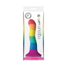Colours - Wave - Pride Edition - 6 Inch Dildo - Rainbow Colours - Wave - Pride Edition - 6 Inch Dildo - Rainbow