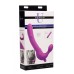 Royal Revolver Vibrating Strapless Strap- on Dildo - Purple