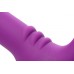 Royal Revolver Vibrating Strapless Strap- on Dildo - Purple