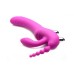 Regal Rider Vibrating Strapless Strap- on Triple G Dildo - Pink Regal Rider Vibrating Strapless Strap- on Triple G Dildo - Pink