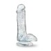 Naturally Yours - 6 Inch Glitter Cock - Sparkling Clear Naturally Yours - 6 Inch Glitter Cock - Sparkling Clear