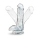 Naturally Yours - 6 Inch Glitter Cock - Sparkling Clear Naturally Yours - 6 Inch Glitter Cock - Sparkling Clear