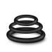 Performance - Vs4 Pure Premium Silicone Cockring Set - Black Performance - Vs4 Pure Premium Silicone Cockring Set - Black