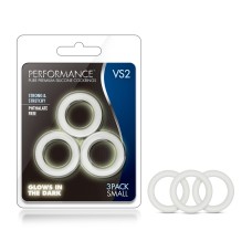 Performance - Vs2 Pure Premium Silicone Cockrings - Small - White Performance - Vs2 Pure Premium Silicone Cockrings - Small - White