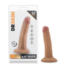 Dr. Skin - 5.5 Inch Cock with Suction Cup - Mocha Dr. Skin - 5.5 Inch Cock with Suction Cup - Mocha