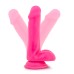 Neo - 6 Inch Dual Density Cock with Balls - Neon Pink Neo - 6 Inch Dual Density Cock with Balls - Neon Pink