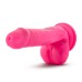 Neo - 6 Inch Dual Density Cock with Balls - Neon Pink Neo - 6 Inch Dual Density Cock with Balls - Neon Pink