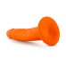 Neo - 5.5 Inch Dual Density Cock - Neon Orange Neo - 5.5 Inch Dual Density Cock - Neon Orange
