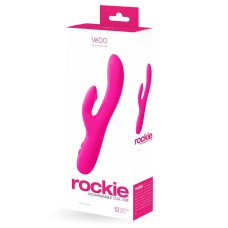 Rockie Dual Rechargeable Vibe - Foxy Pink Rockie Dual Rechargeable Vibe - Foxy Pink