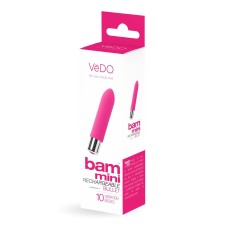 Bam Mini Rechargeable Bullet Vibe - Foxy Pink Bam Mini Rechargeable Bullet Vibe - Foxy Pink