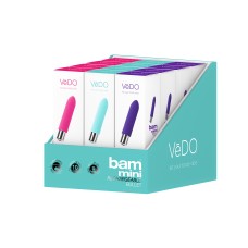Bam Mini Bullet - Assorted 12 Pc Display Bam Mini Bullet - Assorted 12 Pc Display