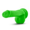 Neo - 6 Inch Dual Density Cock with Balls - Neon Green Neo - 6 Inch Dual Density Cock with Balls - Neon Green