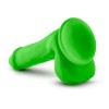 Neo - 6 Inch Dual Density Cock with Balls - Neon Green Neo - 6 Inch Dual Density Cock with Balls - Neon Green