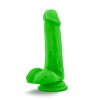 Neo - 6 Inch Dual Density Cock with Balls - Neon Green Neo - 6 Inch Dual Density Cock with Balls - Neon Green