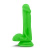 Neo - 6 Inch Dual Density Cock with Balls - Neon Green Neo - 6 Inch Dual Density Cock with Balls - Neon Green