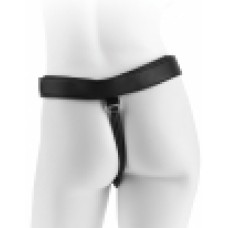 King Cock Strap-on Harness With 7" Two Cocks One Hole - Tan