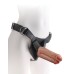 King Cock Strap-on Harness With 7" Two Cocks One Hole - Tan