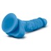 Neo - 7.5 Inch Dual Density Cock With Balls - Neon Blue Neo - 7.5 Inch Dual Density Cock With Balls - Neon Blue