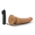Dr. Skin - 8.5 Inch Vibrating Realistic Cock With Suction Cup - Mocha Dr. Skin - 8.5 Inch Vibrating Realistic Cock With Suction Cup - Mocha