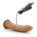 Dr. Skin - 8.5 Inch Vibrating Realistic Cock With Suction Cup - Mocha Dr. Skin - 8.5 Inch Vibrating Realistic Cock With Suction Cup - Mocha