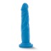 Neo - 7 .5 Inch Dual Density Cock - Neon Blue Neo - 7 .5 Inch Dual Density Cock - Neon Blue