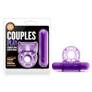 Play With Me - Couples Play - Vibrating Cock Ring - Purple Play With Me - Couples Play - Vibrating Cock Ring - Purple