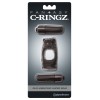 Fantasy C-Ringz Duo-Vibrating Super Ring Black